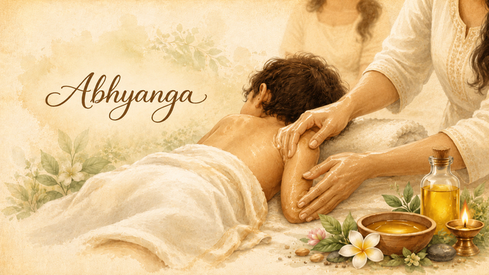 Abhyanga, die Kindermassage