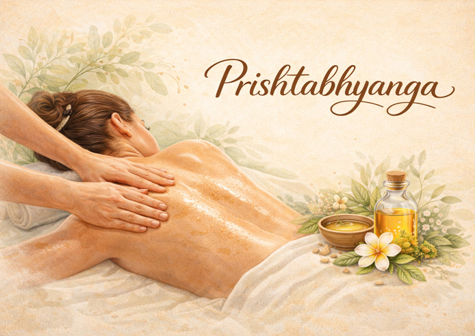 Prishtabhyanga, die ayurvedische Rückenölmassage