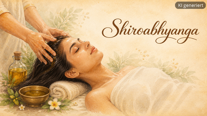 Shiroabhyanga, die Kopfmassage