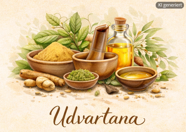 Udvartana, die ayurvedische Ganzkörper-Kräuterpulver-Anwendung